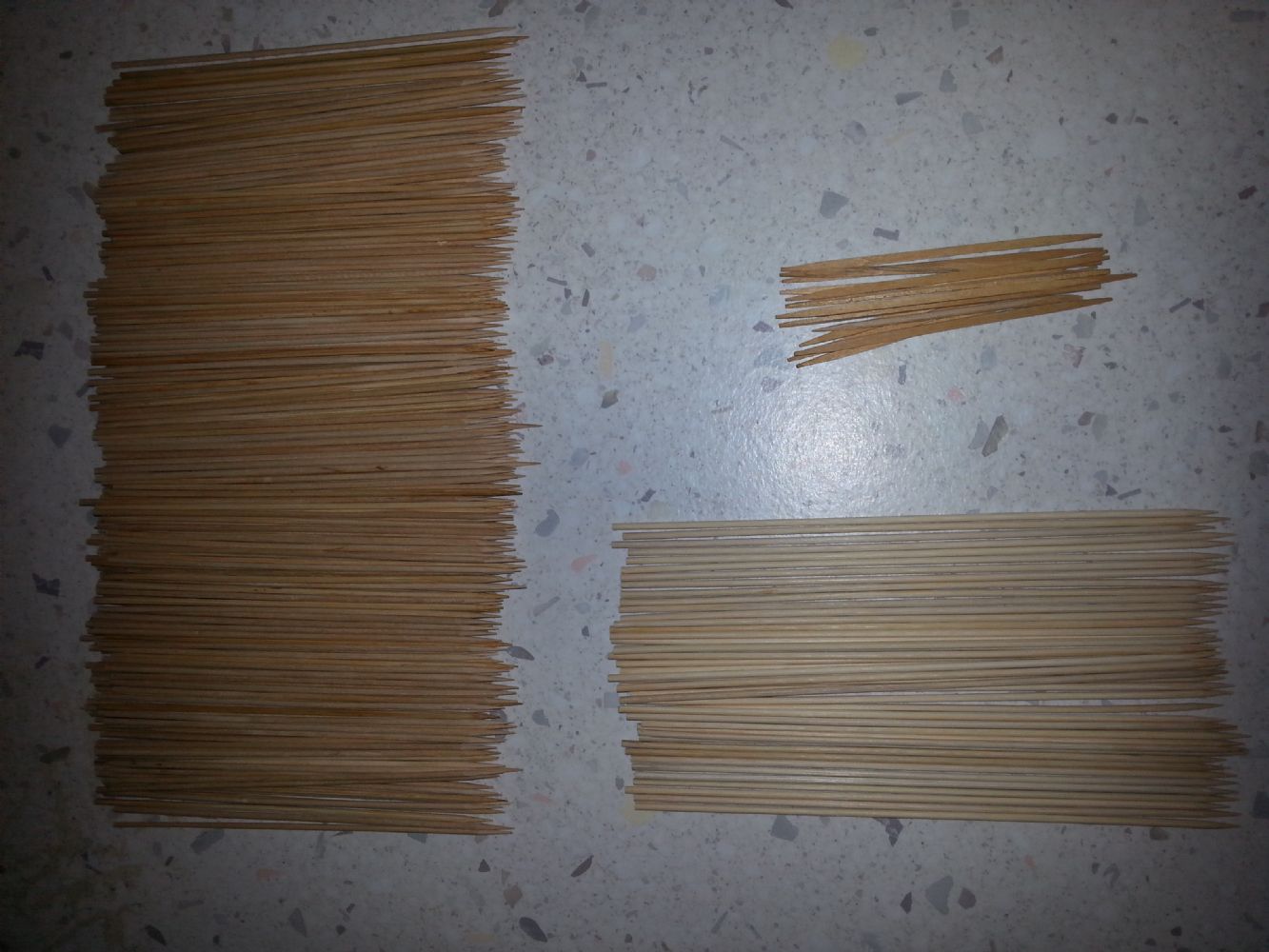 1000 Spiedini Di Legno Di Betulla - 10cm X 2.5mm, Per Grigliate, Barbecue, Cucina E Lavoretti DIY - Foto 7