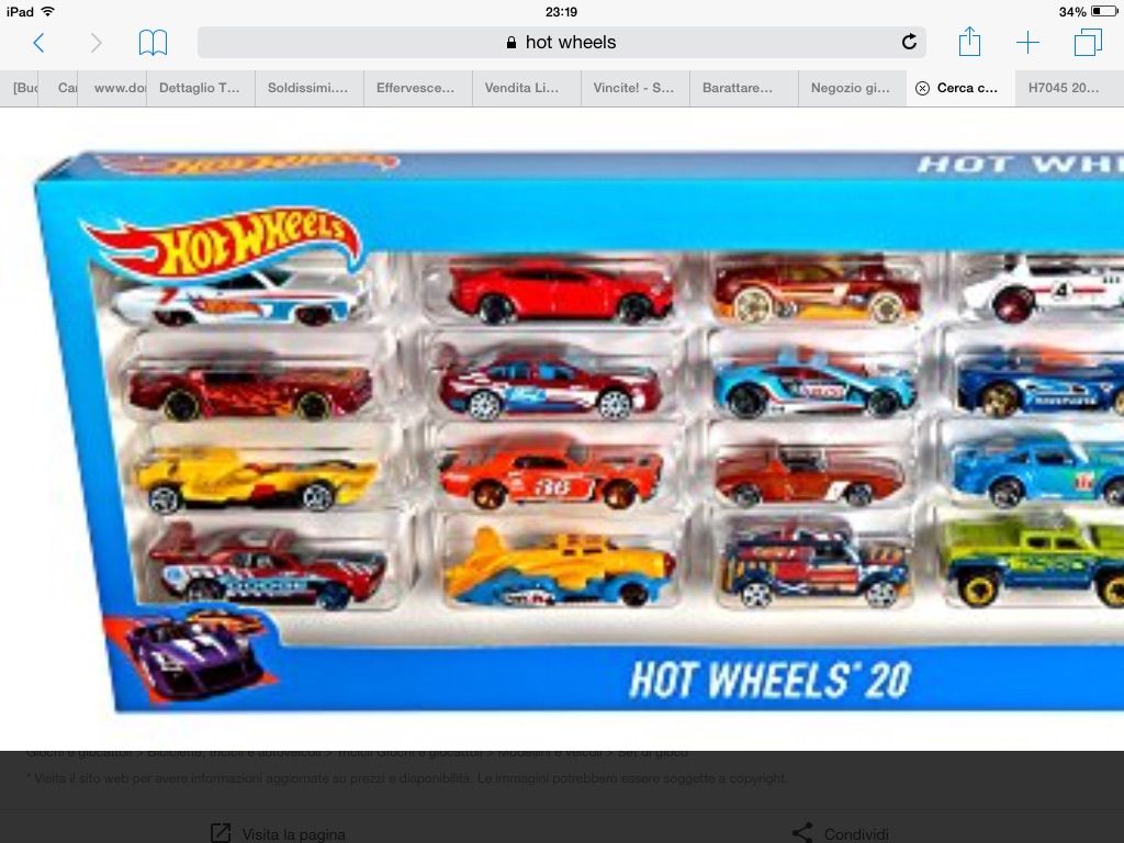 macchinine hot wheels usate