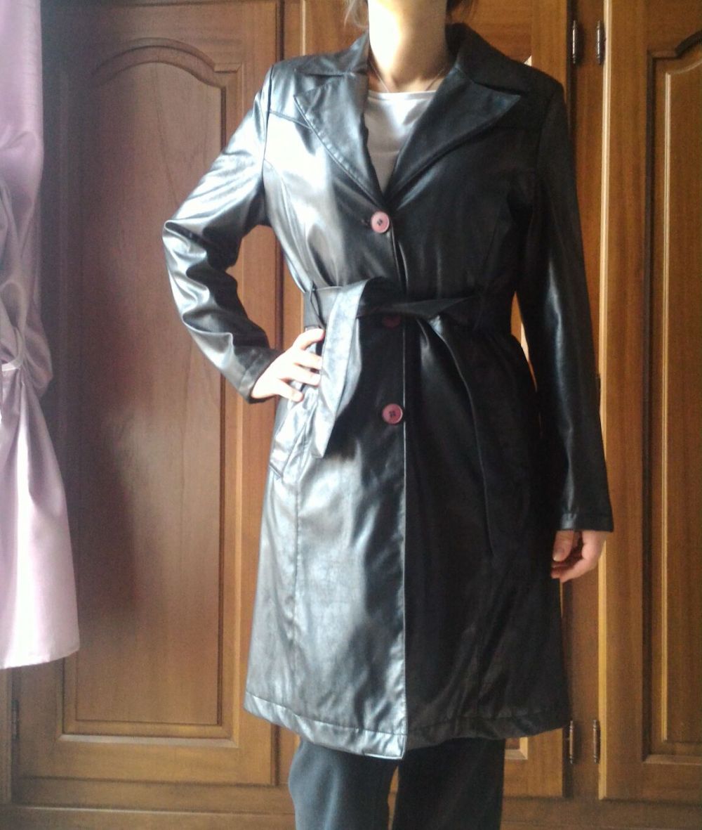 giacca pelle lunga donna