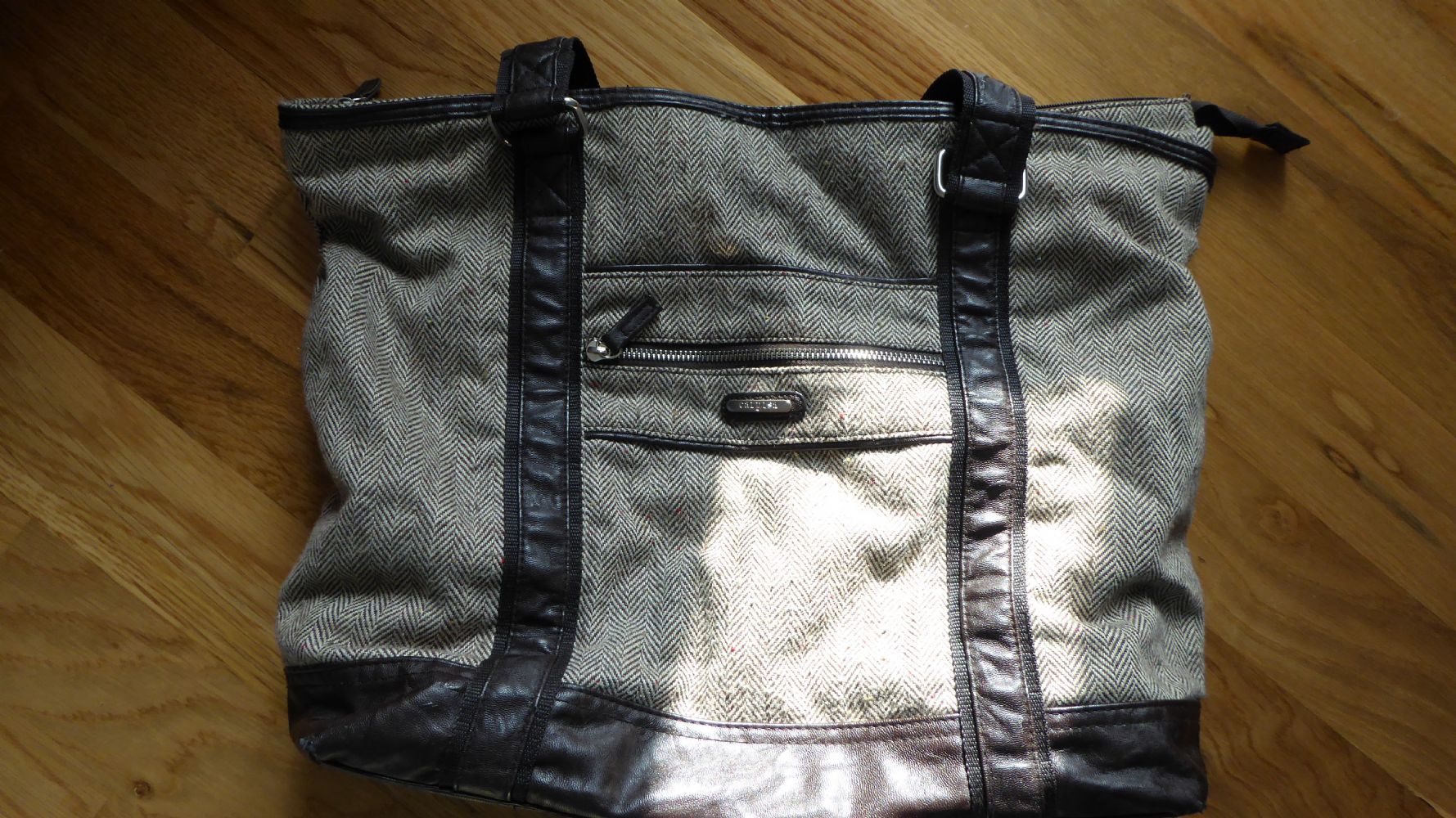 Borsa shop ecopelle spellata
