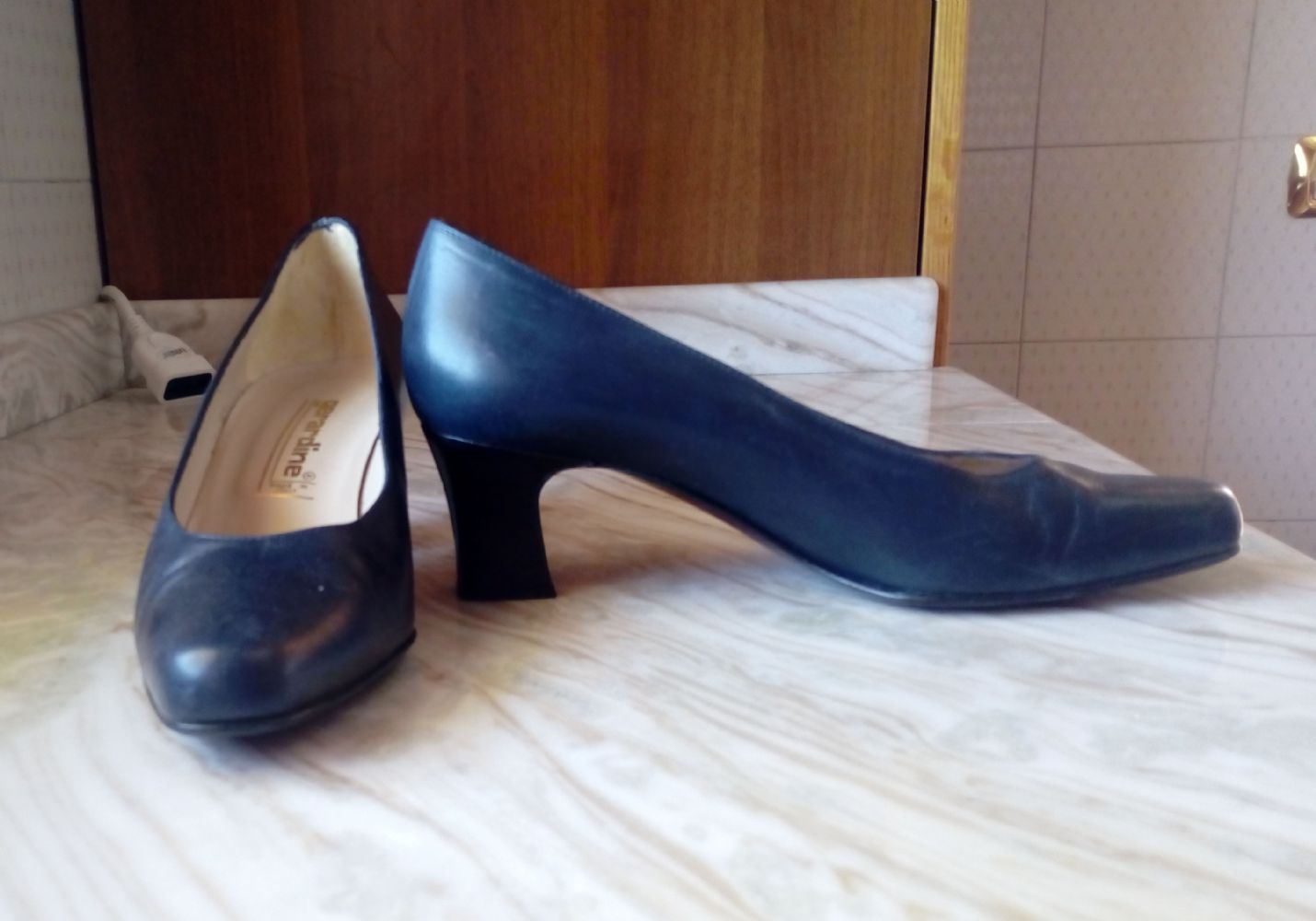 scarpe blu eleganti comode