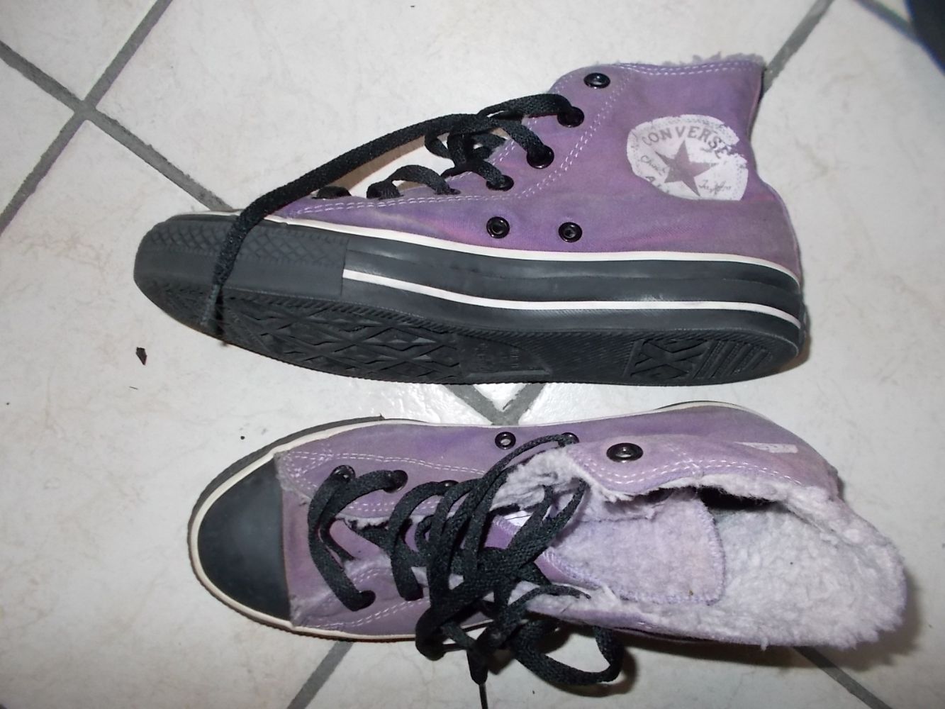 converse lilla usato