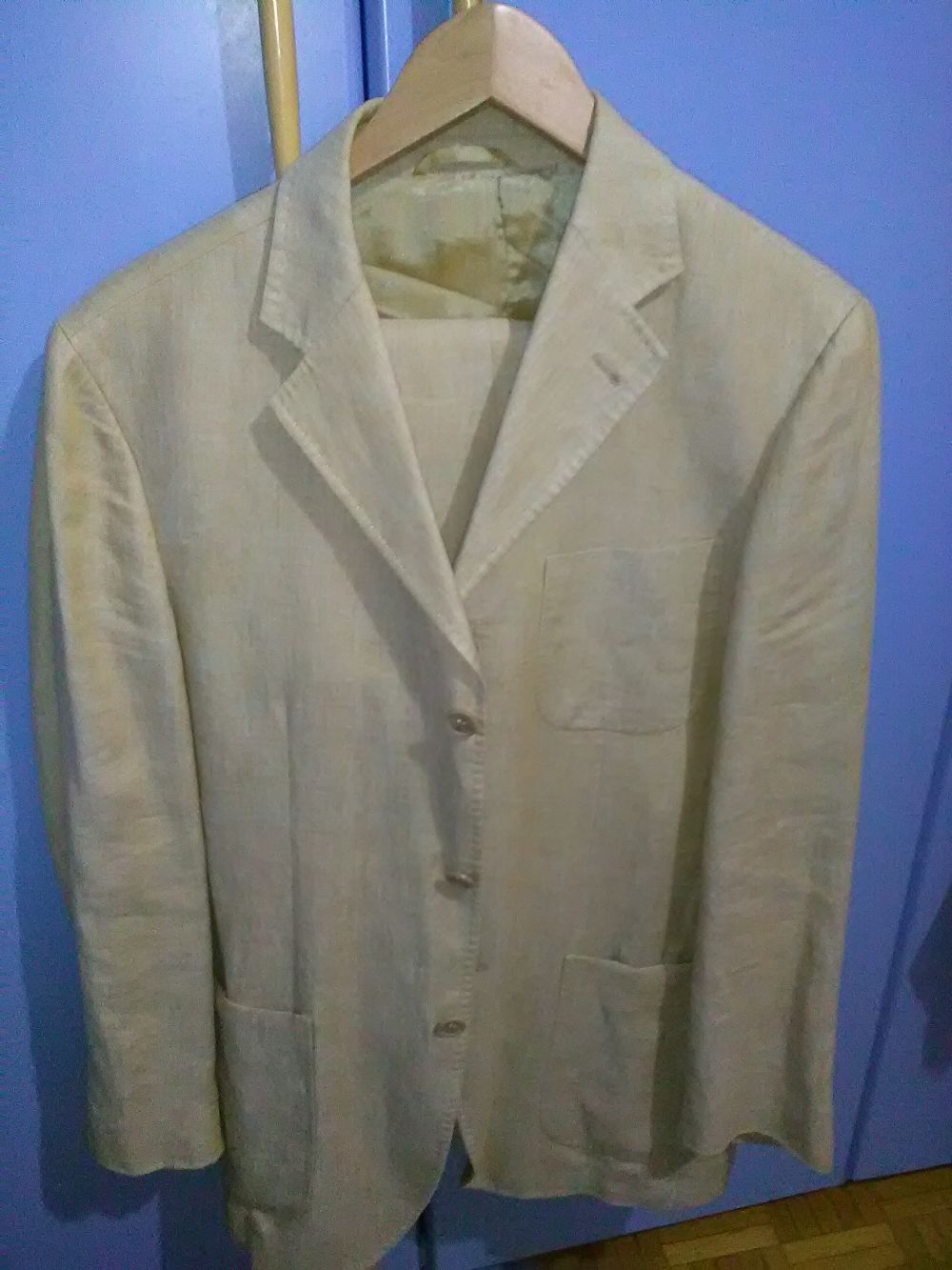 Baratto/Scambio: ABITO VESTITO UOMO LINO ECRU Abbigliamento