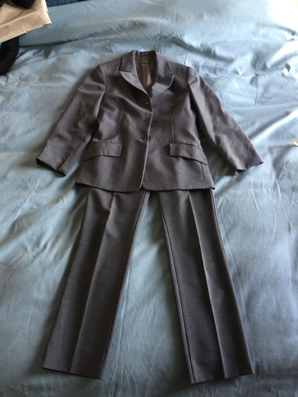 tailleur grigio benetton 42
