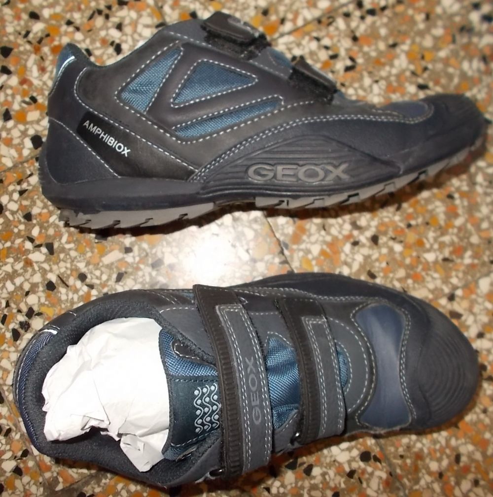 scarpe con velcro uomo geox