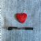 decorazione cuore in feltro a Este [PD]