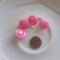 4 bottoni smile rosa a Vinci [FI]